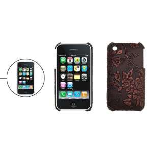   Flower Pattern Plastic Protective Skin Case for iPhone 3G Electronics