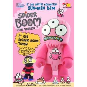  Pink Spider Boom 8 Inch Qee Toyer & Sun Min Mon Qee Set 