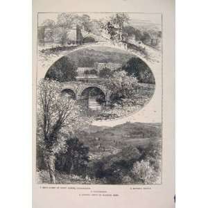  Mary Queen Scots Bower Chatsworth Matlock Bridge Print