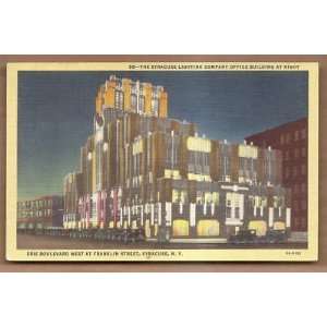  Postcard Syracuse Lighting Company 1952 New York 