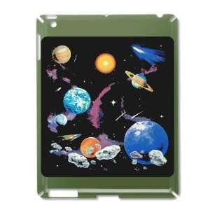 iPad 2 Case Green of Solar System And Asteroids 