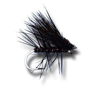  Elk Hair Caddis   Black Fly Fishing Fly: Sports & Outdoors