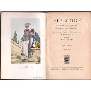   und Moden.: Max von (1851 1921) & Dr. Oskar FISCHEL. BOEHN: Books