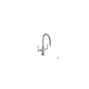  HiRise K 7342 4 BS Two Handle Bar Sink Faucet, Brushed 