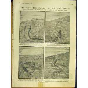  Ww1 Maps Lakes Prussia Mazuria Army Frontier Print 1914 