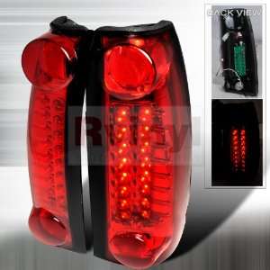    Cadillac Escalade 1999 2000 LED Tail Lights   Red: Automotive