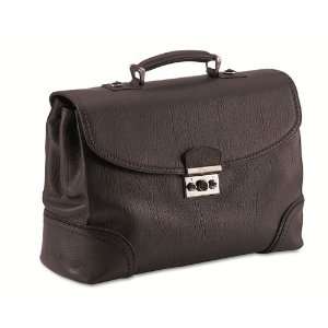  Pineider 1774 Leather Briefcase   3 Gussets: Office 