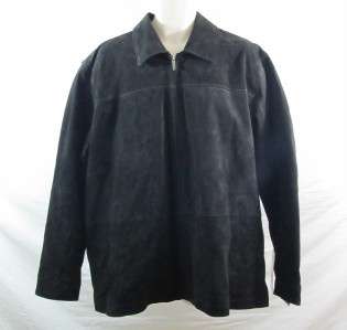 Boston Harbour Mens Suede Leather Jacket Coat Size XL Retail $199.99 