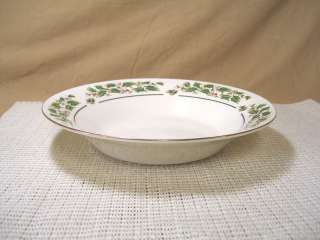 Cambridge Potteries Holly Traditions Soup Bowl  