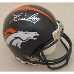   Graham Autographed Denver Broncos Mini Helmet: Sports & Outdoors