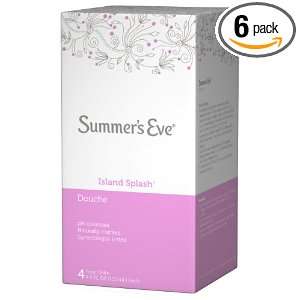  Summers Eve Douche 4 Pack, Island Splash, 18 Ounce Boxes 