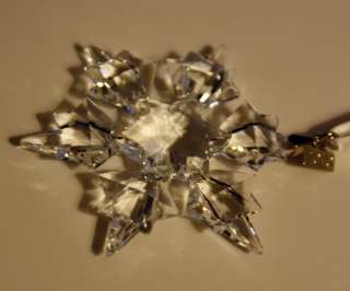 SWAROVSKI Crystal LARGE STAR SNOWFLAKE Ornament 2010  