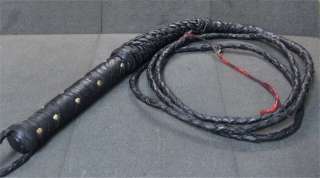 HEAVY BRAIDED HANDLE AND FRONT EDGE MAKES THIS WHIP DURABLE AND MORE 