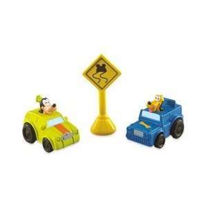    MICKEYS MOTORS RACING PACK   PLUTO & GOOFY Toys & Games