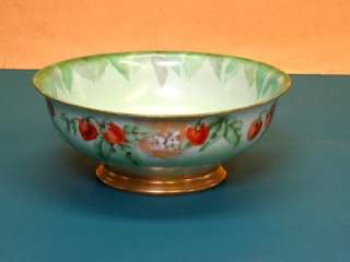 Beautiful ANTIQUE T&V Hand Painted SIGNED LIMOGES Center Piece Bowl 