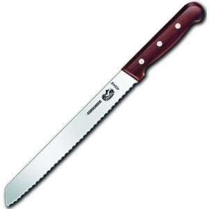   Steel 8 Inch Bread Knife with Rosewood Handle: Kitchen & Dining