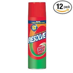 Resolve Laundry Stain Remover Pre Treat, Aerosol, 20 Ounce (Pack of 12 