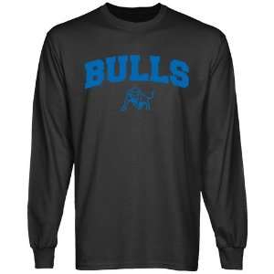  NCAA Buffalo Bulls Charcoal Logo Arch Long Sleeve T shirt 