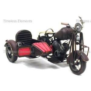    Small 1936 Chief Motorcycle W/ Sidecar Model