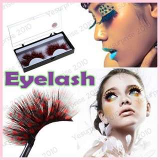 False Eyelashes Make up Party Show Feather 3 colors New  