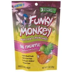 Funky Monkey, Fruit Frzdrd Pnk Pnapple Grocery & Gourmet Food