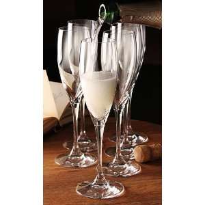  Robert Mondavi by Waterford Champagne Flute, Set of 6 