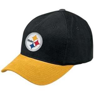   Steelers Black Youth Basic Logo Brushed Cotton Hat: Sports & Outdoors