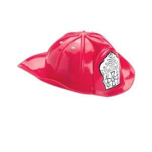  Deluxe Child Firefighter Costume Hard Hat Toy Helmet: Toys 