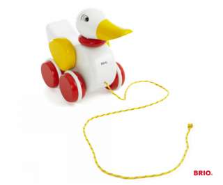 BRIO DUCK Pull Along Wooden Toy Baby/Toddler   BN  