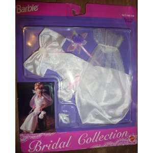   : Barbie Bridal Collections Fashion Wedding Dress 1992: Toys & Games
