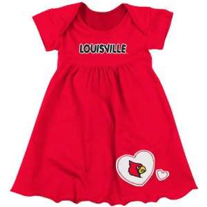    Louisville Cardinals Infant Red Superfan Dress: Sports & Outdoors