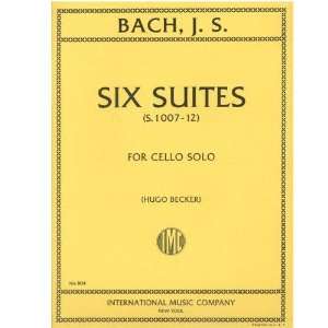  Bach: 6 Cello Suites, BWV 1007 1012/Intl Becker: Musical 
