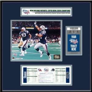 New England Patriots Super Bowl XXXVI Champions Ticket 