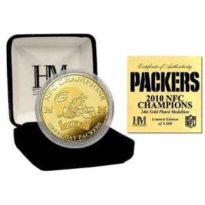   Bay Packers NFC Champs Super Bowl XLV 45 Gold Coin
