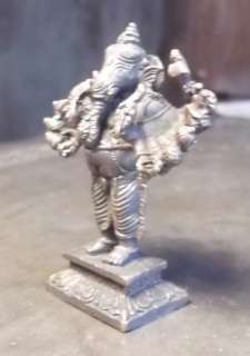 Amulet Ganesh Hindu god elephante Statue Bronze  
