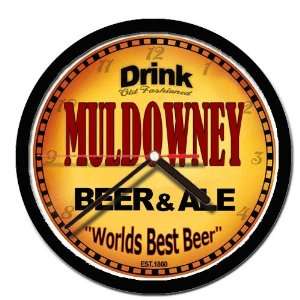  MULDOWNEY beer and ale cerveza wall clock: Everything Else