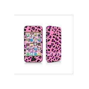iphone 4s (pink leopard) full body skin kit compatible with 4g verizon 