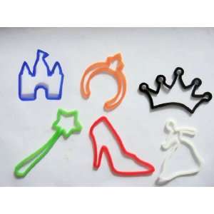  Princess Character Silly Bands: Toys & Games