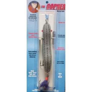  The Gopher Muskie Lure   Musky Bait   Gray: Sports 