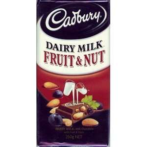 Cadbury Dairy Milk Fruit & Nut:  Grocery & Gourmet Food