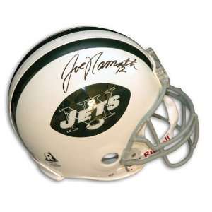  Joe Namath New York Jets Autographed Pro Helmet: Sports 