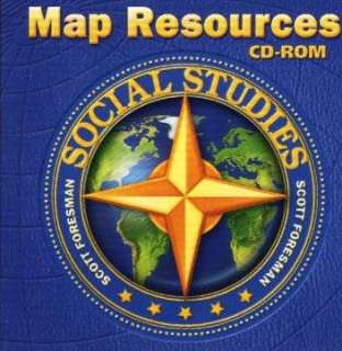Scott Foresman Social Studies Map Resources PC CD tool  