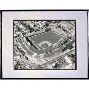 Chicago Cubs Ballpark   Black & White Print 