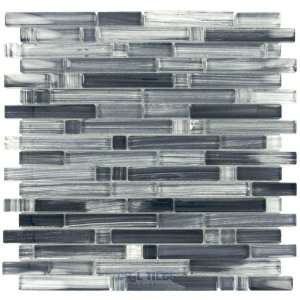   glass linear mesh mounted glass mosaic in calligraph