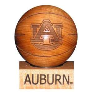  Auburn Tigers Laser Engraved Wood Basketball Sports 