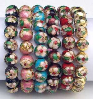 wholesale 12strs mix color cloisonne stretchy bracelets Brt092  