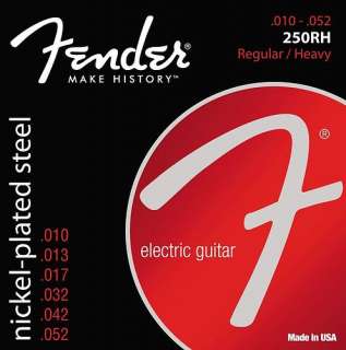Fender 250RH 10 52 Electric Guitar Strings 12 Sets  