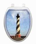 Nautical Toile & Quilt Style Throw ~ Lighthouses, Buoys  