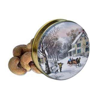 lb Extra Large Roasted Cashews Tin   Currier & Ives:  