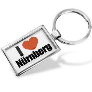   Love Nuremberg region: Bavaria, Germany   Hand Made, Key chain ring